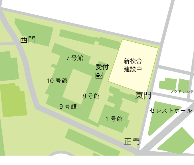 校舎配置図